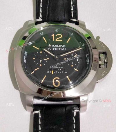 Copy AM365 Panerai Luminor Equation SS Orange Number Watch